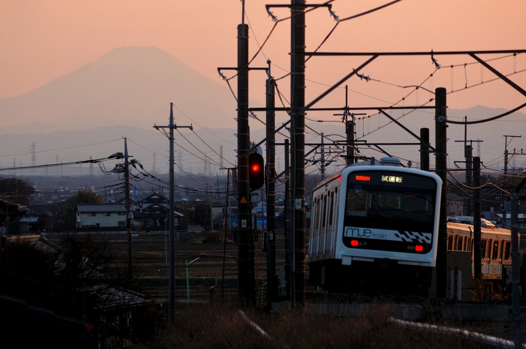 富士山と
