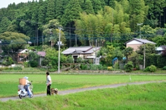 立ち話