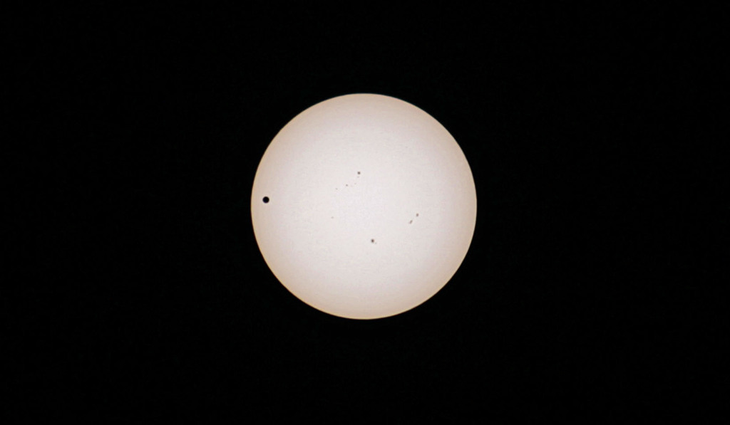 金星の太陽面通過（福岡）01