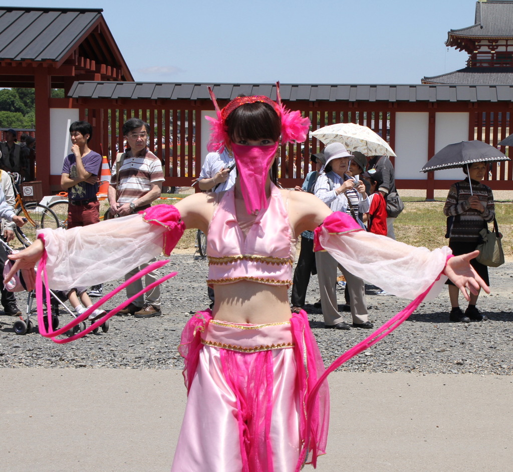 平城宮跡の美女の舞い②