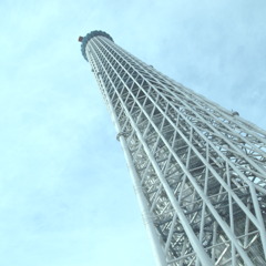 春空とスカイツリー