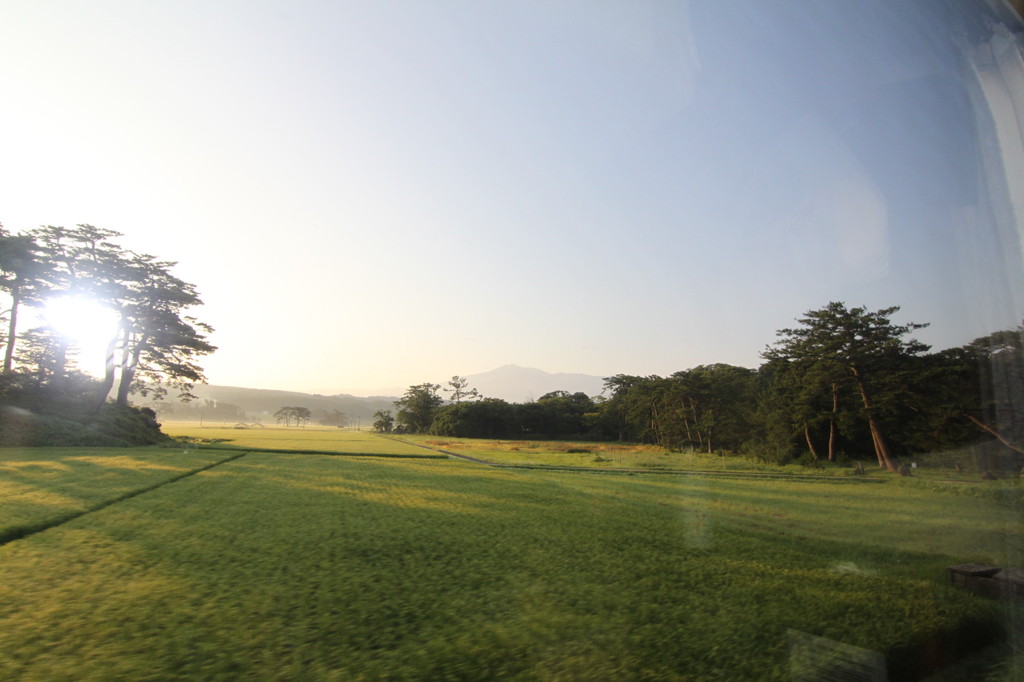 あけぼの号からの車窓