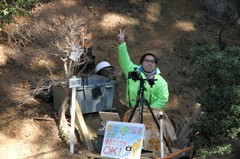 カメラマンにポーズさせる