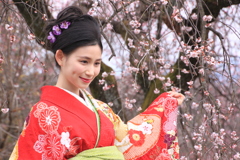 モデル小島瑠夏4-１２～梅の国の着物姫～