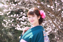 和服美人～梅との共演３～