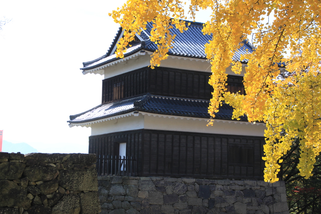 真田丸の櫓の秋