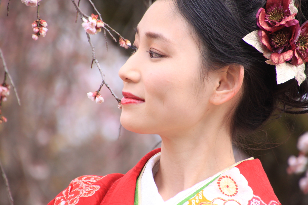 モデル小島瑠夏4-１６～梅の国の着物姫～