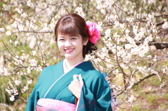 和服美人～梅との共演１～