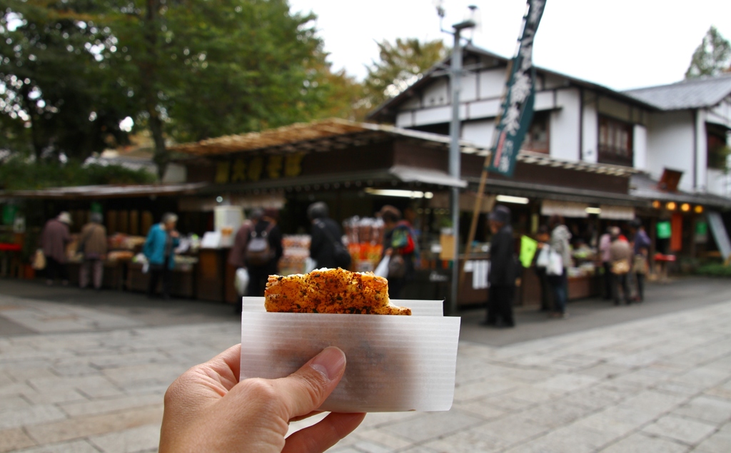 カメラと散歩　深大寺　食べる、食べる、食べる