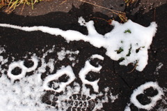 雪にのこされたなぞの暗号
