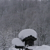 雪林と鐘