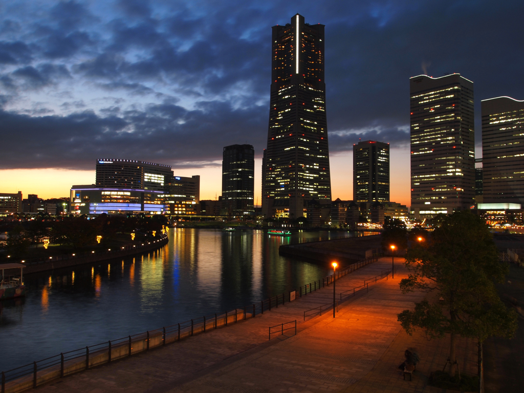 夜景の準備