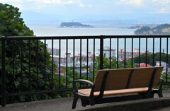ベンチからの風景