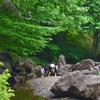 川遊び