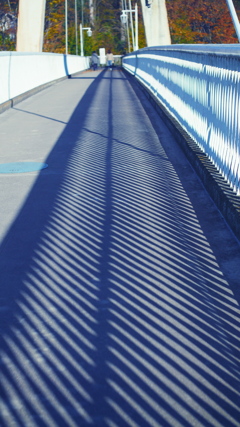 橋　影　縞模様