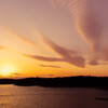 夕日と雲2