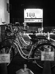 夜の自転車