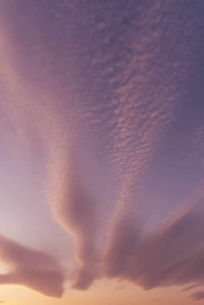 夕日と雲3