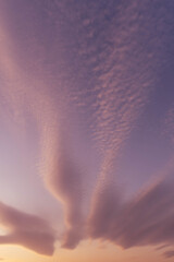 夕日と雲3