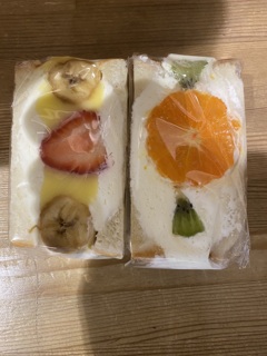 盛岡市のフルーツサンド