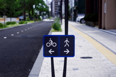 自転車道と歩道