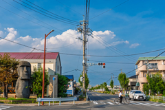 モアイに見守られて