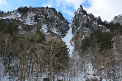凍瀑の渓