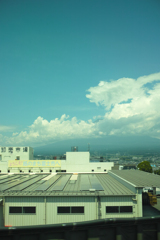 山頂ちらり