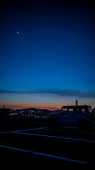 夕暮れの相馬市