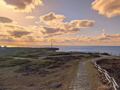 夕暮れ岬