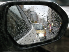 あいにくの雨