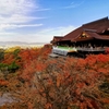 清水の舞台と紅葉