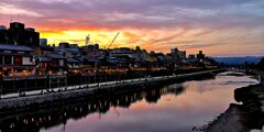 鴨川の夕景