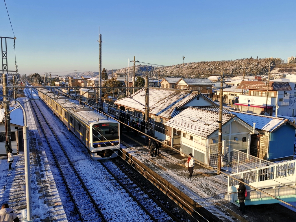 うっすら雪化粧