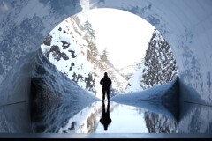 清津峽 Tunnel of Light