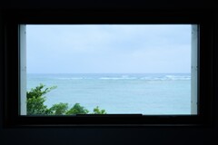 Sea through window
