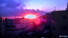 夕陽 sunset