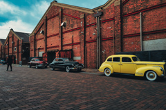 赤レンガとヴィンテージ