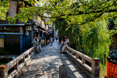 京都　祇園　巽橋