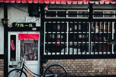 レトロな街角のひととき