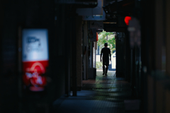 路地裏ルーティーン