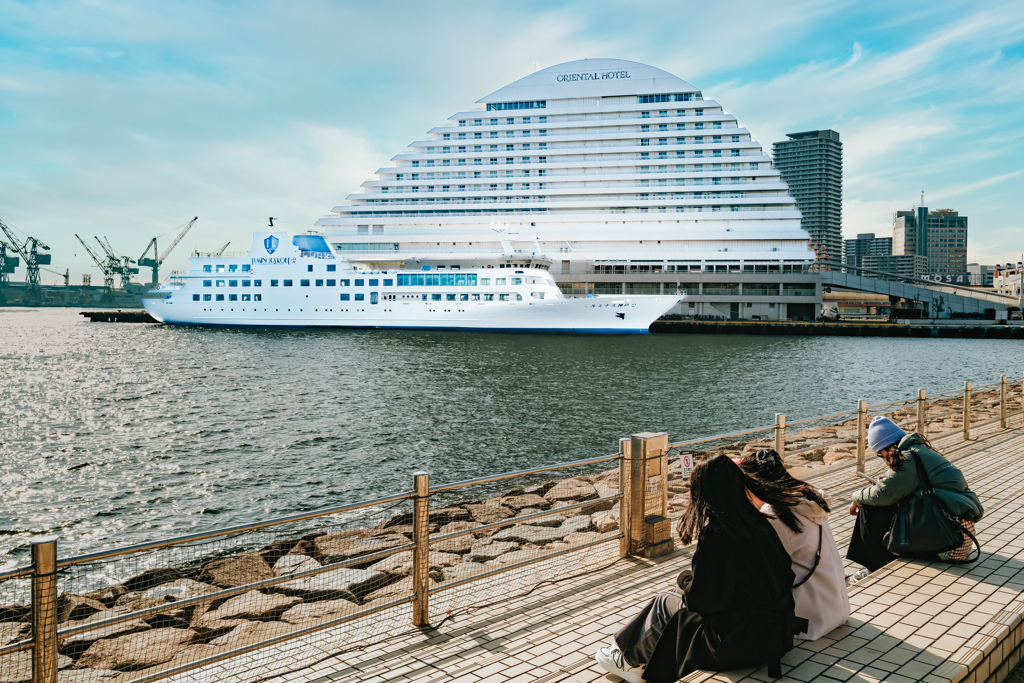 神戸港の優雅なひととき