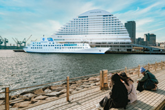 神戸港の優雅なひととき