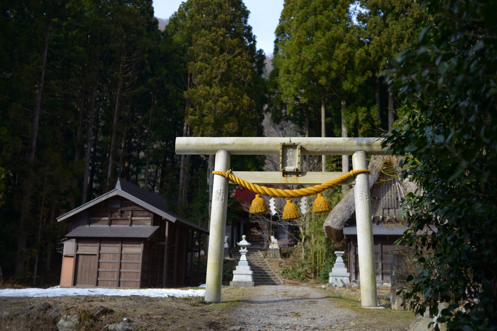 菅沼合掌造り集落 神明社