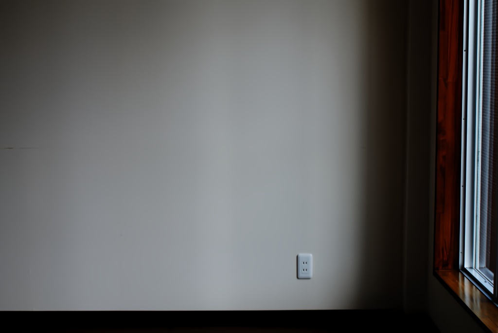 作品のないgallery。