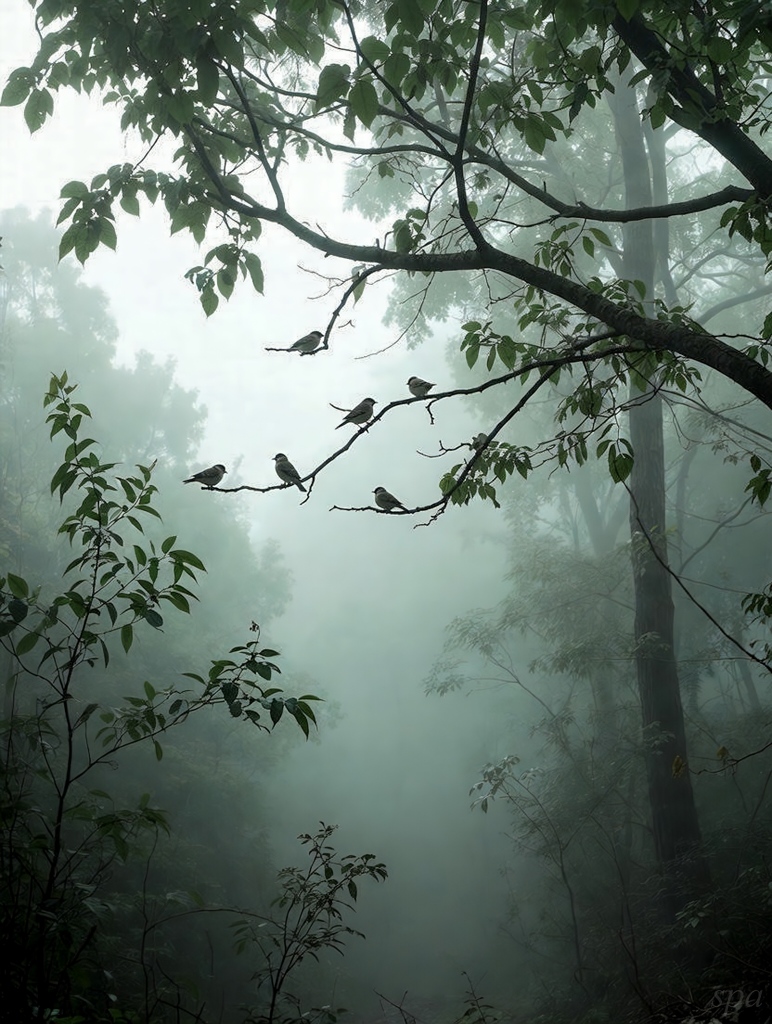 Deep forest,Soft whisper