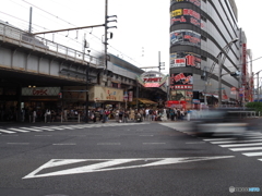 アメ横にて