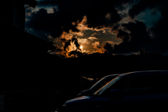 誇張しすぎた夕暮れ