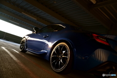 夕日とbrz_2