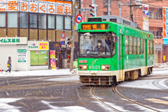 雪の中を/西15丁目コーナー